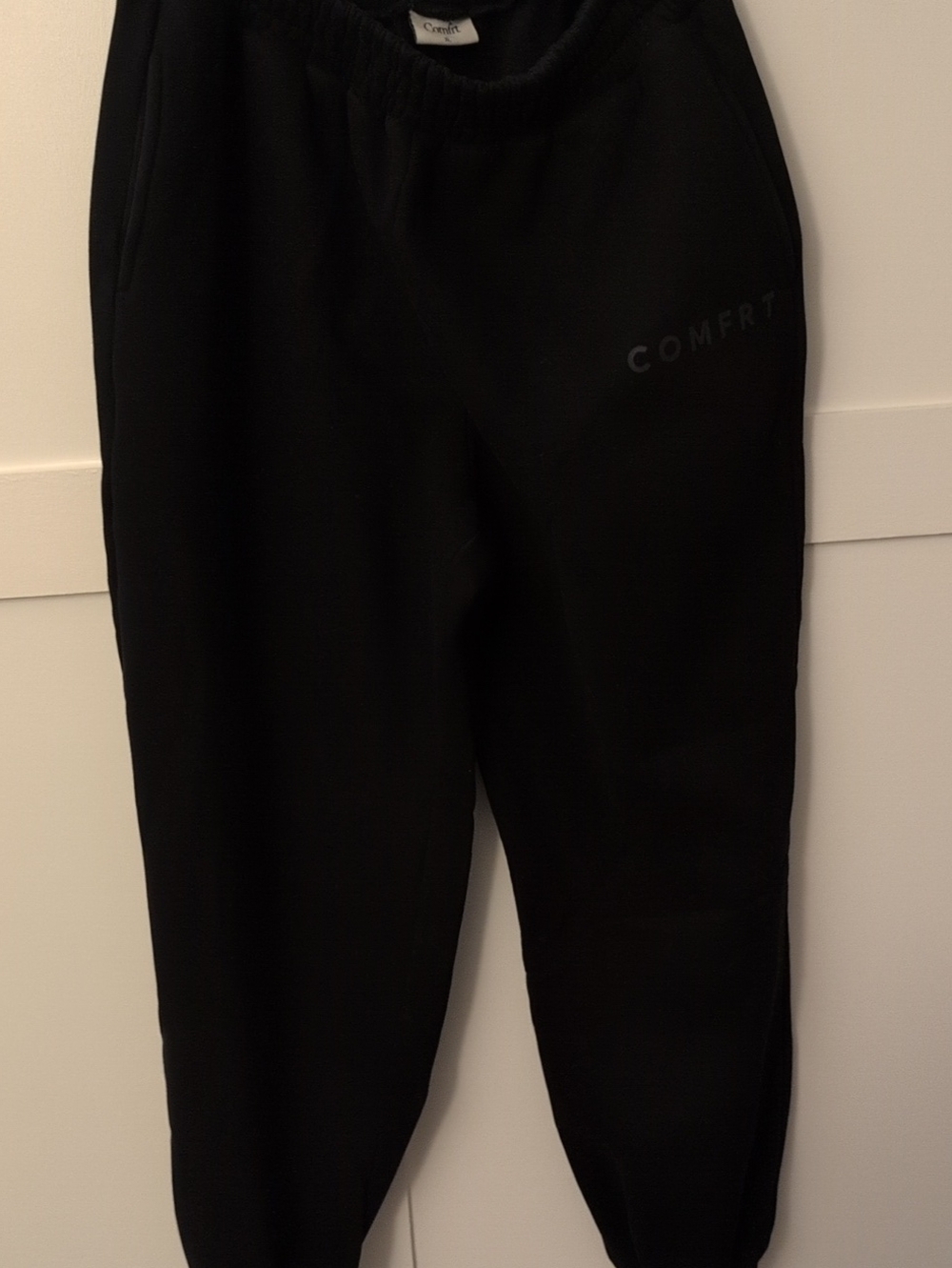 Men's Black Comfrt Jogger Sweatpants